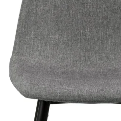 Barkruk Willy Lichtgrijs/zwart Sawana - Giga Living