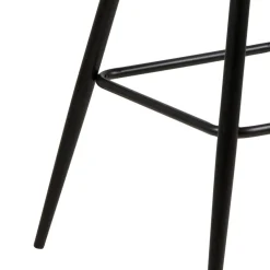 Barkruk Willy Lichtgrijs/zwart Sawana - Giga Living