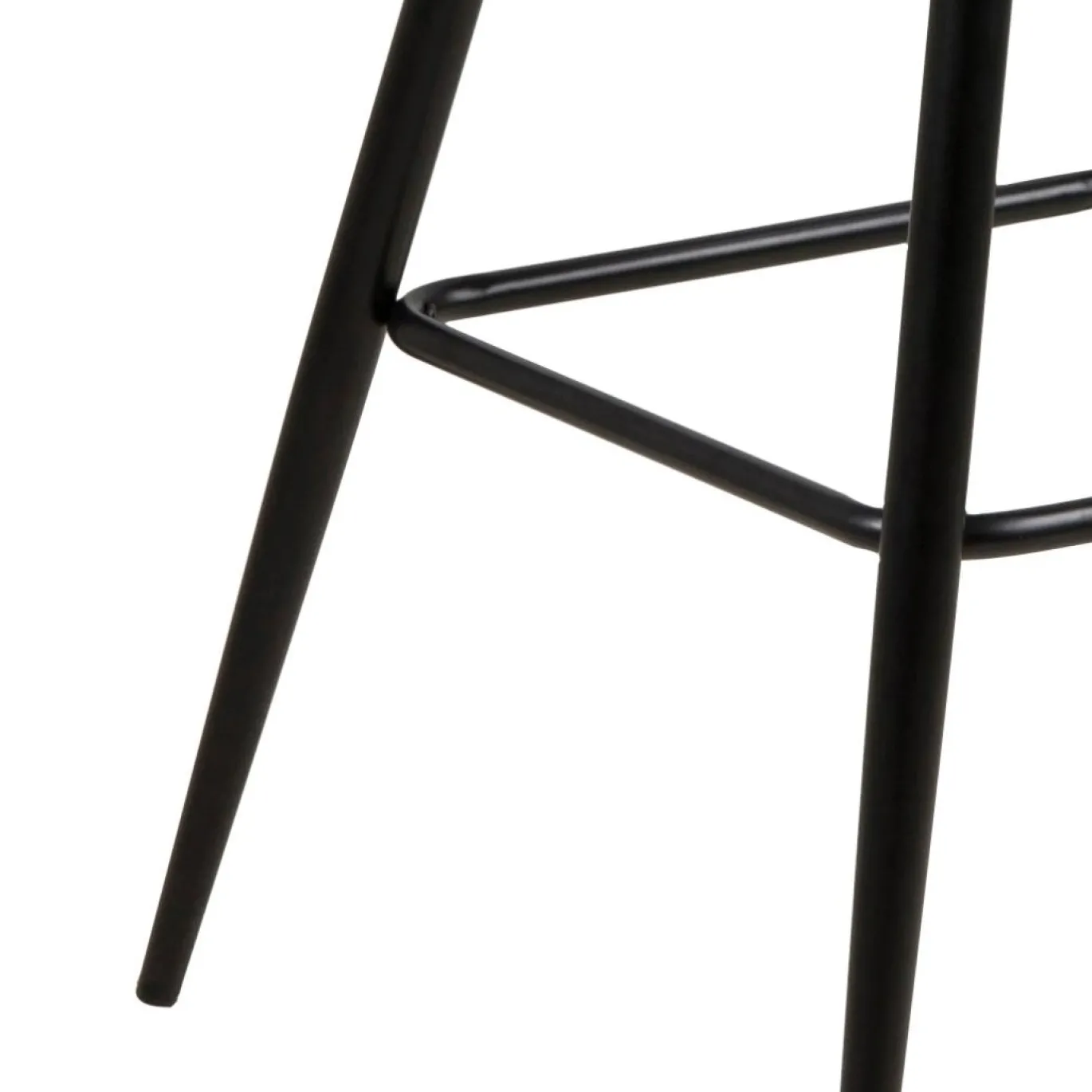 Barkruk Willy Lichtgrijs/zwart Sawana - Giga Living