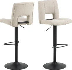 Barkruk Wistad Beige Basel - Giga Living