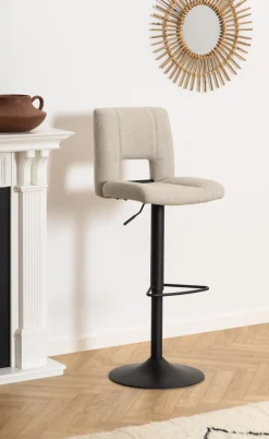 Barkruk Wistad Beige Basel - Giga Living