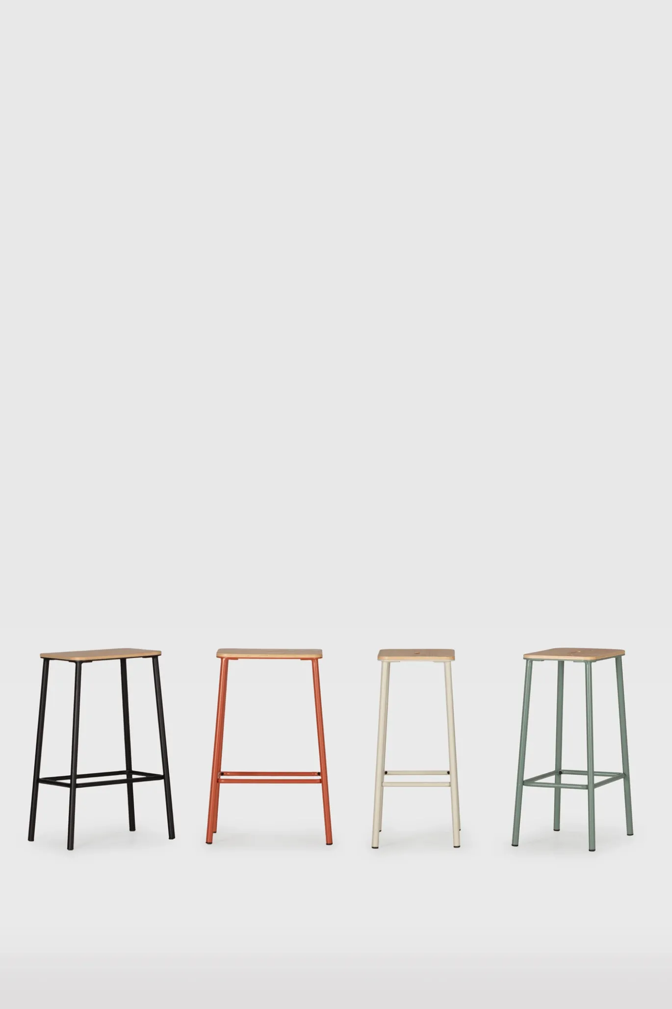 Barstoel Abba Eiken/beige - Giga Meubel