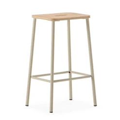 Barstoel Abba Eiken/beige - Giga Meubel