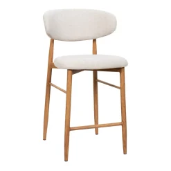 Barstoel Alexia Beige/Naturel - Giga Meubel