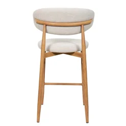 Barstoel Alexia Beige/Naturel - Giga Meubel