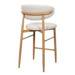 Barstoel Alexia Beige/Naturel - Giga Meubel