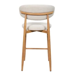 Barstoel Alexia Beige/Naturel - Giga Meubel