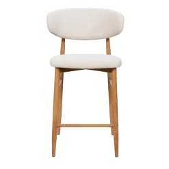 Barstoel Alexia Beige/Naturel - Giga Meubel