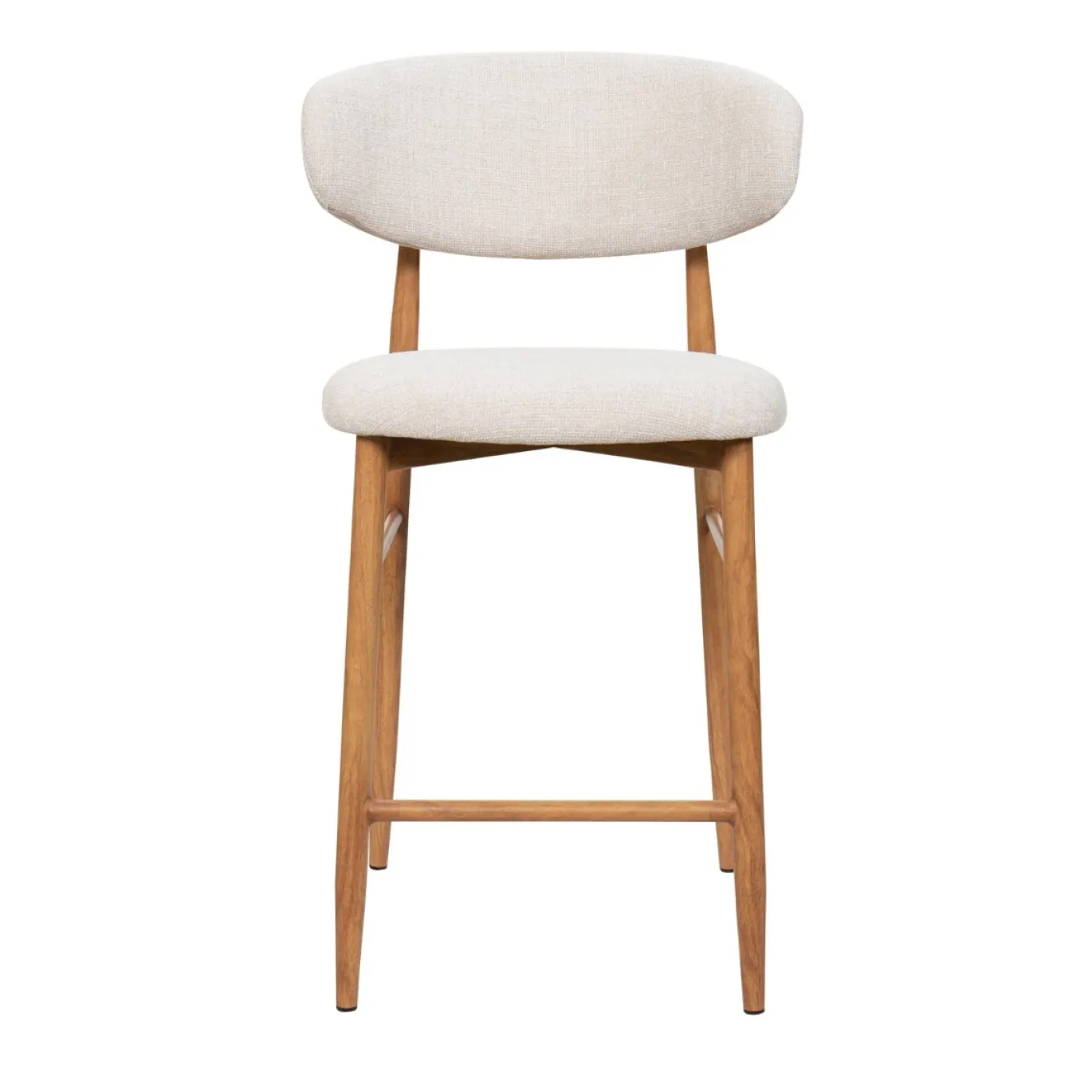 Barstoel Alexia Beige/Naturel - Giga Meubel