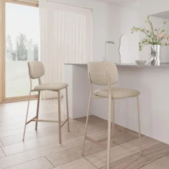 Barstoel Bristol Basel Beige - Giga Living