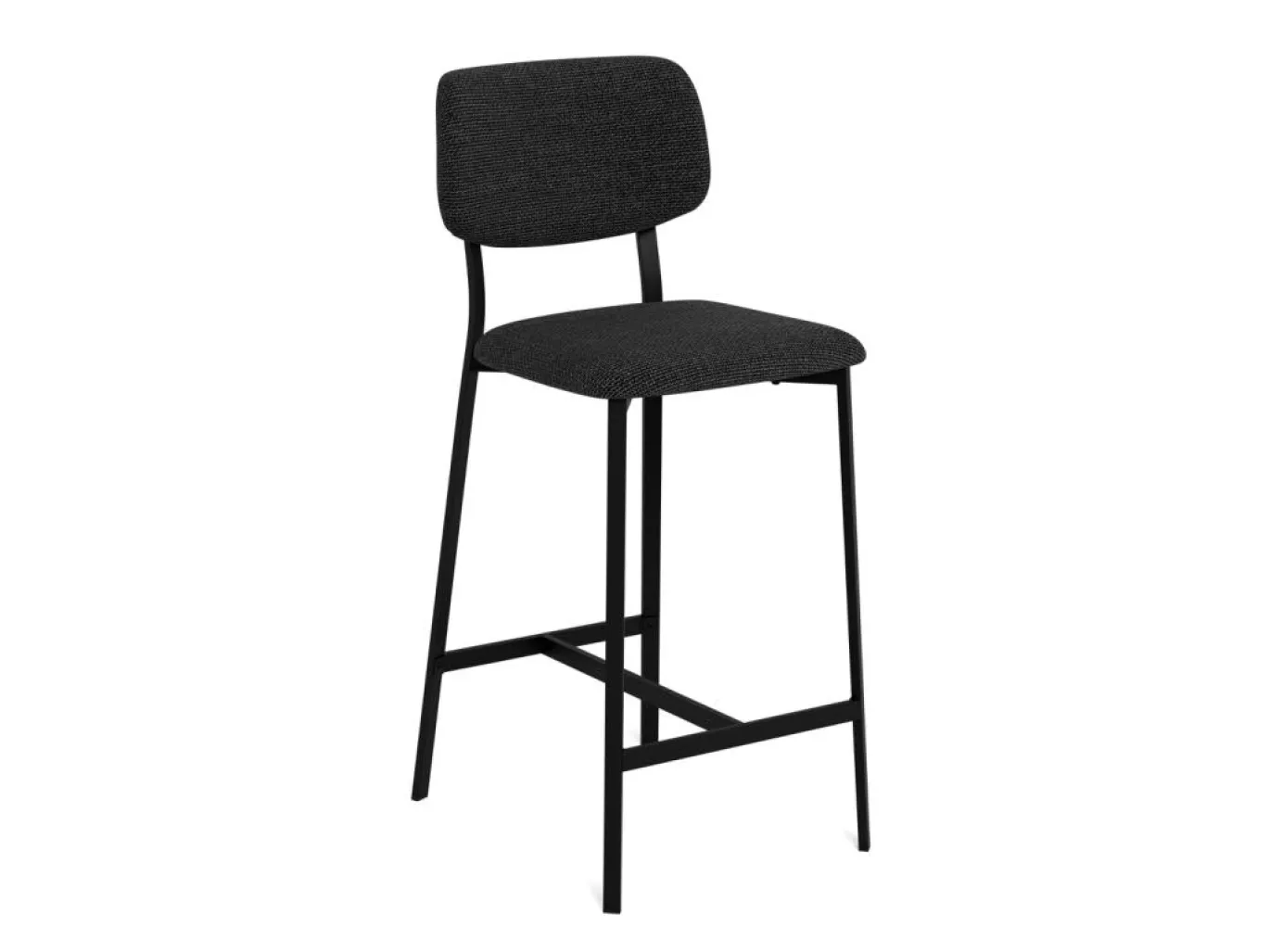 Barstoel Bristol Basel Zwart - Giga Living