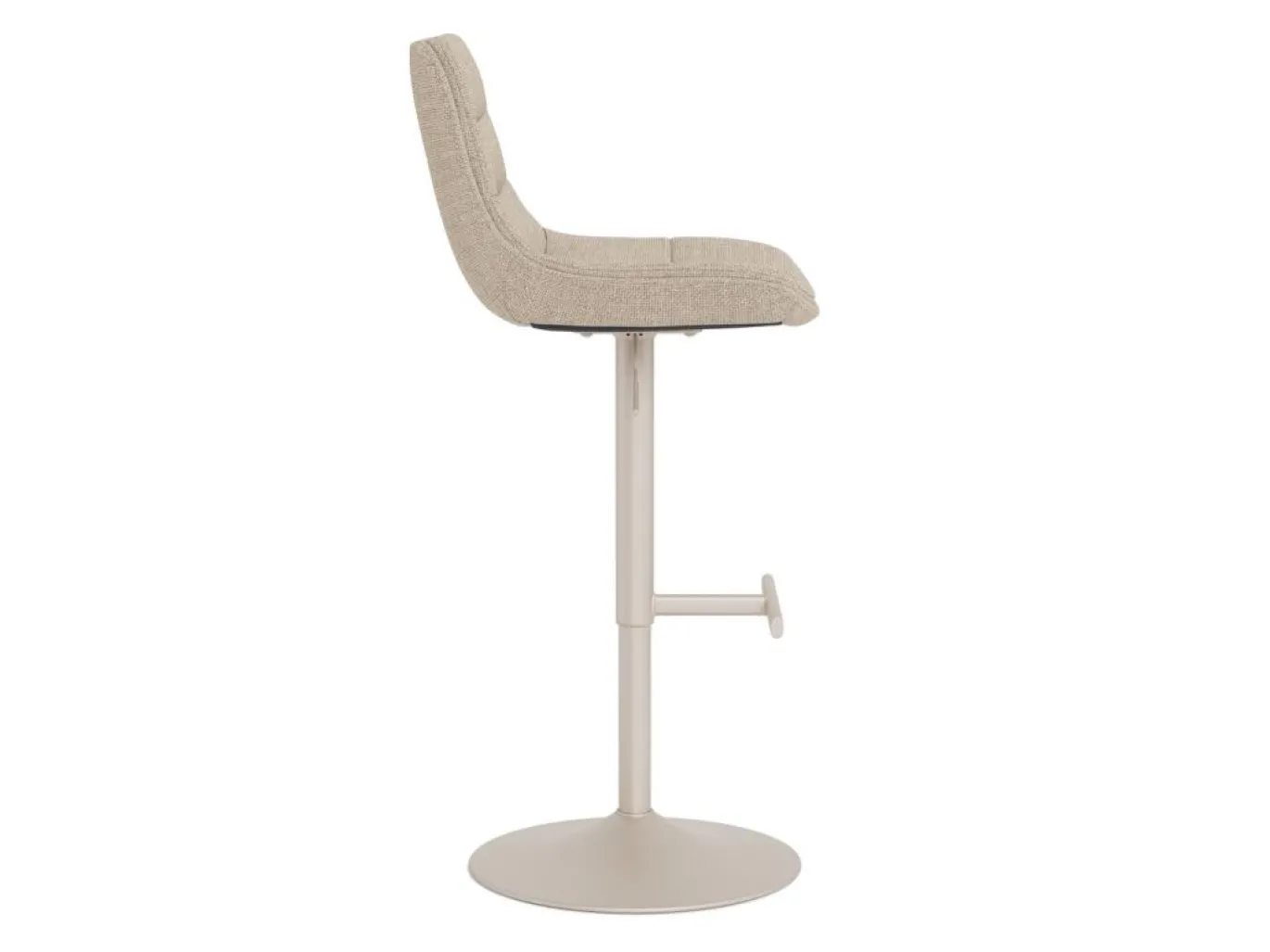 Barstoel Hannah Basel Beige Grijs Set van 2 - Giga Living