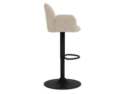 Barstoel Lorin Basel Beige/Zwart - Giga Living