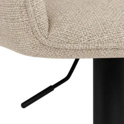 Barstoel Lorin Basel Beige/Zwart - Giga Living