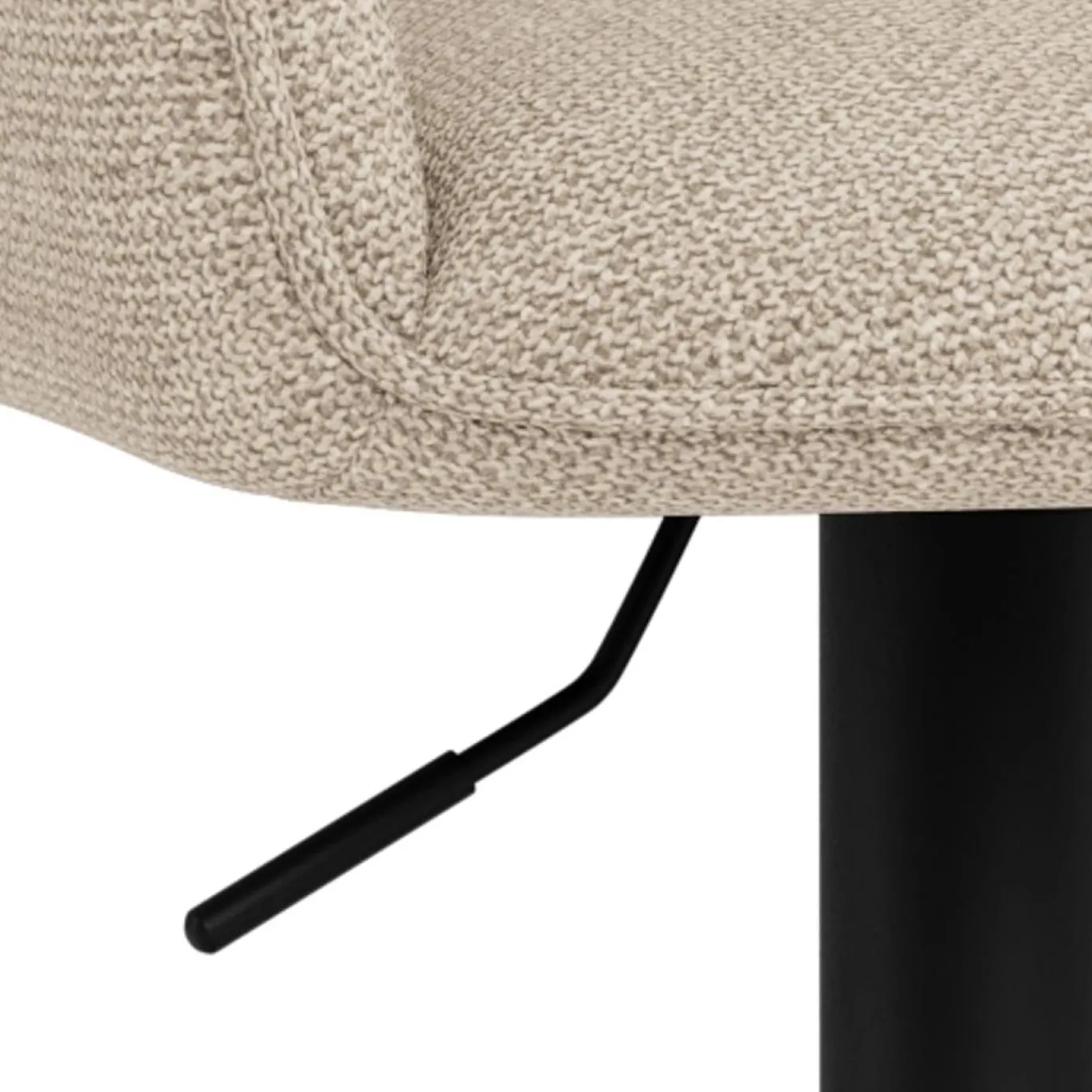 Barstoel Lorin Basel Beige/Zwart - Giga Living