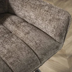 Barstoel Lounge Rich Taupe - Giga Meubel