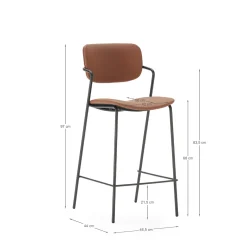 Barstoel Maika Brick - Giga Meubel