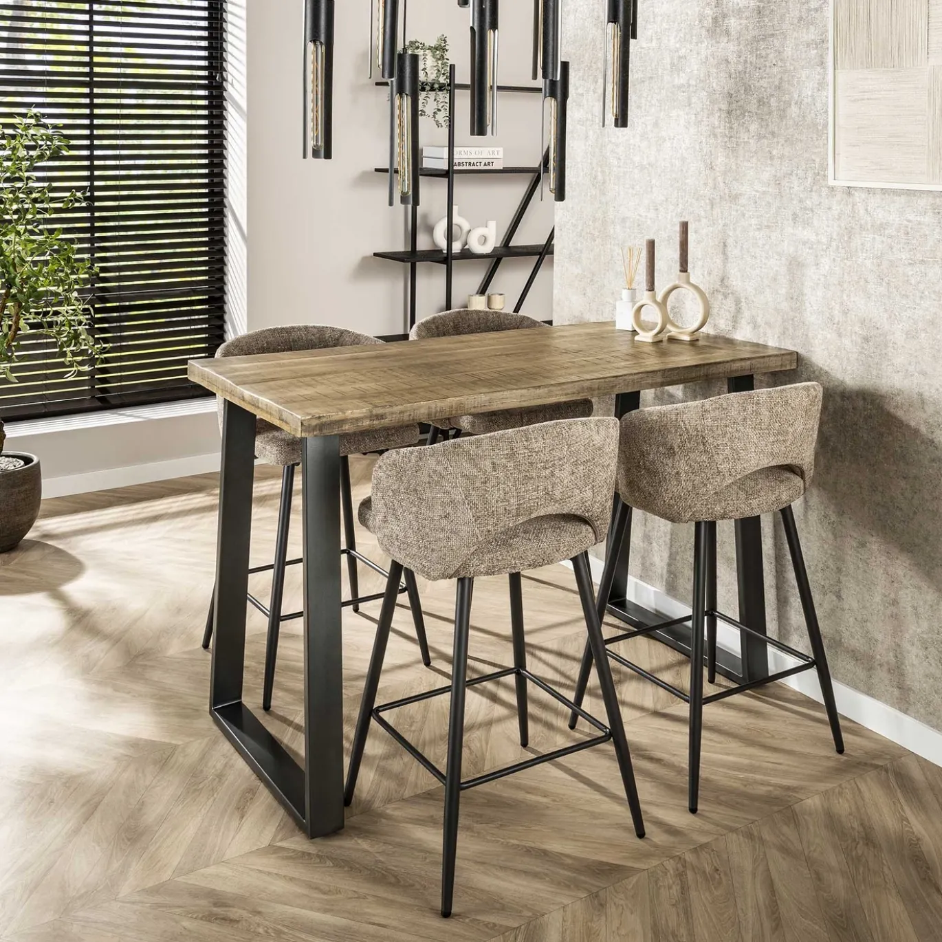 Barstoel Salon Tissee Cargo Zand - Giga Meubel
