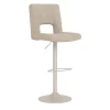 Barstoel Tara Basel Beige Grijs Set van 2 - Giga Living