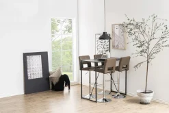 Bartafel Bronx Rechthoek MDF Zwart 120cm - Giga Living