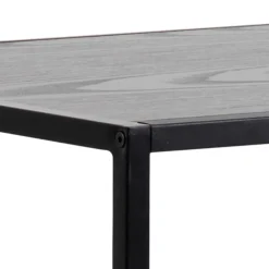 Bartafel Bronx Rechthoek MDF Zwart 120cm - Giga Living