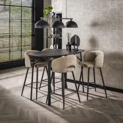 Bartafel Deens Ovaal Keramieklook 140cm - Giga Meubel
