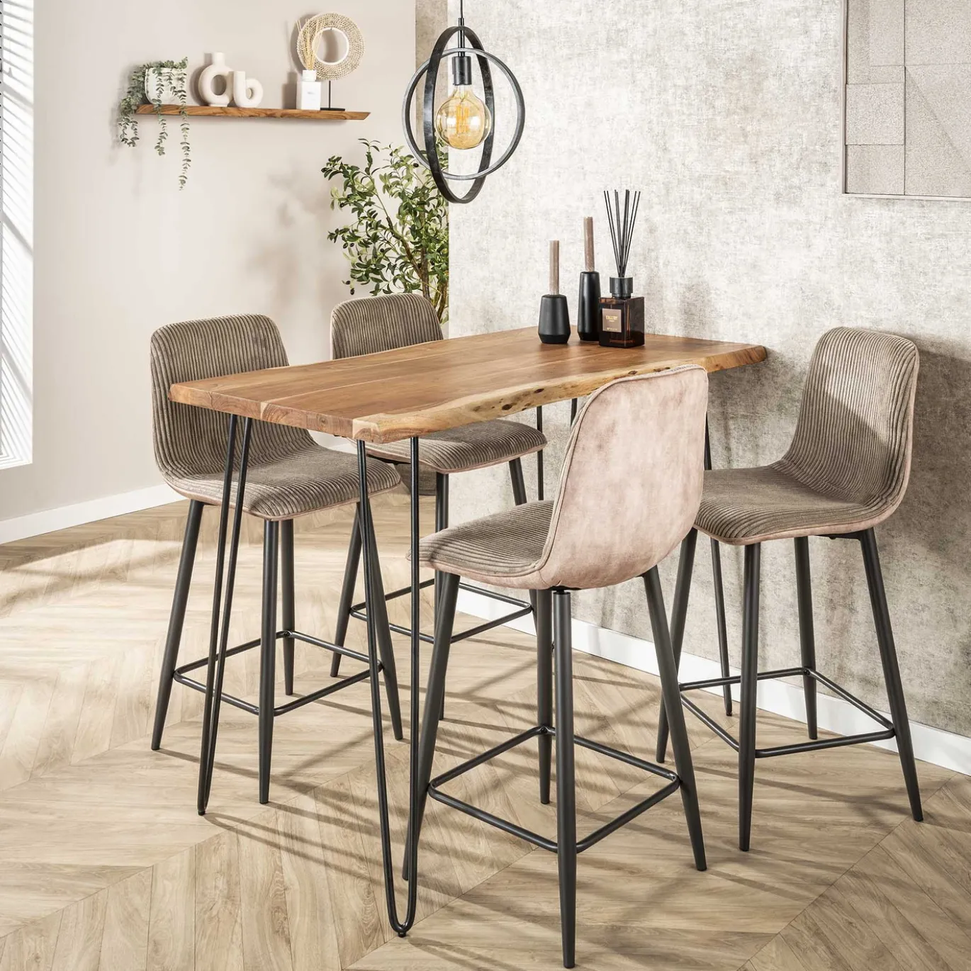 Bartafel Edge 130cm - Giga Meubel