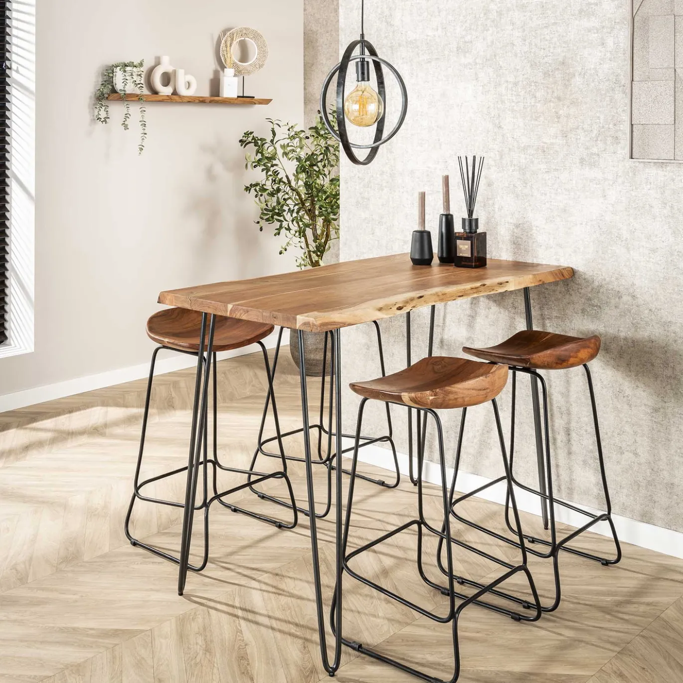 Bartafel Edge 130cm - Giga Meubel