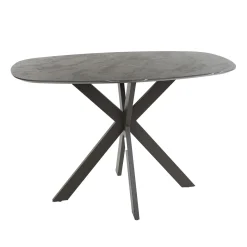 Bartafel Kruisframe Deens Ovaal Keramieklook 140cm - Giga Meubel
