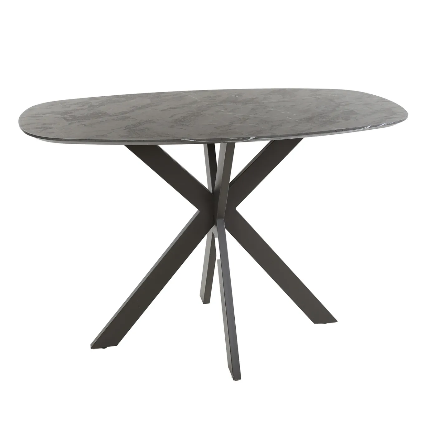 Bartafel Kruisframe Deens Ovaal Keramieklook 140cm - Giga Meubel