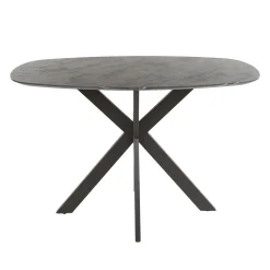 Bartafel Kruisframe Deens Ovaal Keramieklook 140cm - Giga Meubel