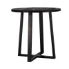 Bartafel Lowie Zwart Rond 110x110cm - Giga Meubel