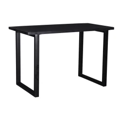 Bartafel Martin Mangohout Zwart 140x70x90cm - Giga Meubel