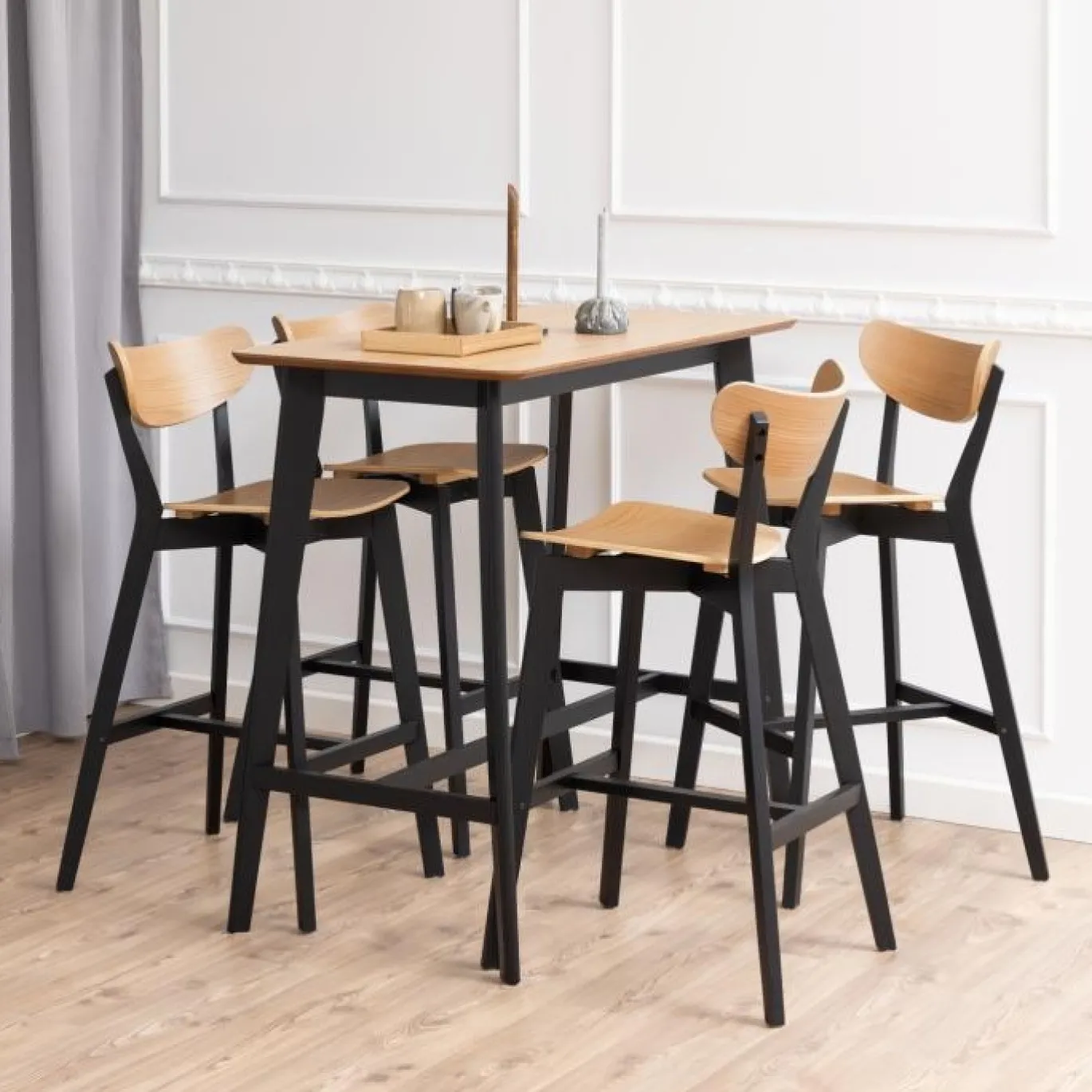 Bartafel Maughold Eiken Veneer 120cm - Giga Living
