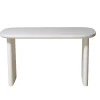 Bartafel Maya Deens Ovaal Beige 160x90cm - Giga Meubel