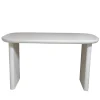 Bartafel Maya Deens Ovaal Wit 160x90cm - Giga Meubel