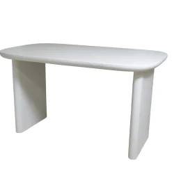 Bartafel Maya Deens Ovaal Wit 160x90cm - Giga Meubel