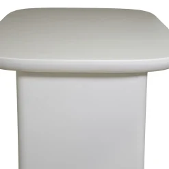Bartafel Maya Deens Ovaal Wit 160x90cm - Giga Meubel