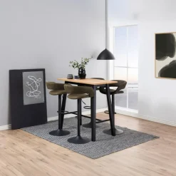 Bartafel Shar Naturel/Zwart 105cm - Giga Living