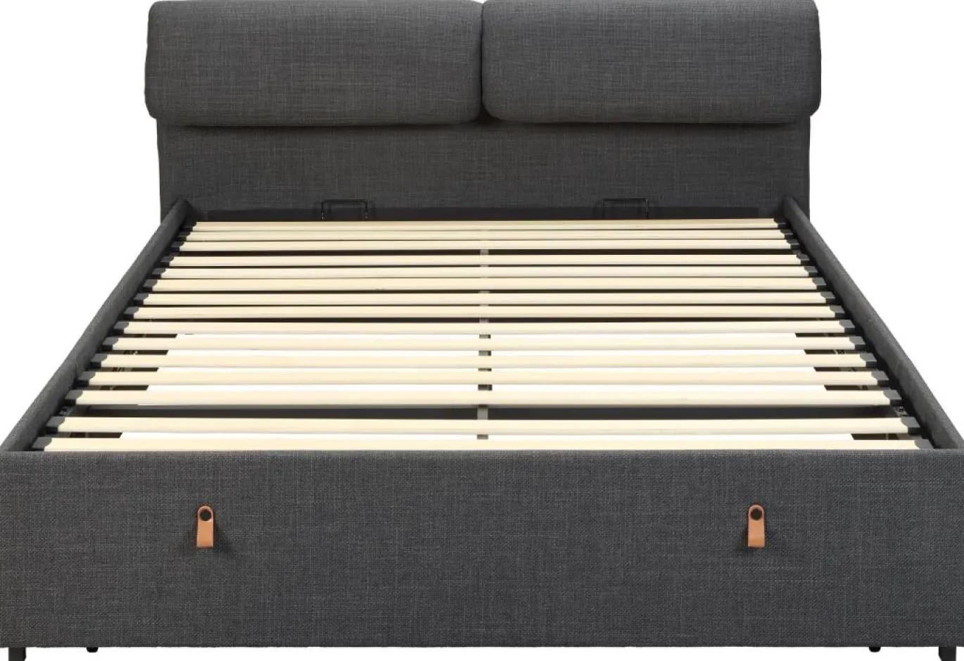 Bed Dawson Basel Donkergrijs - Giga Living