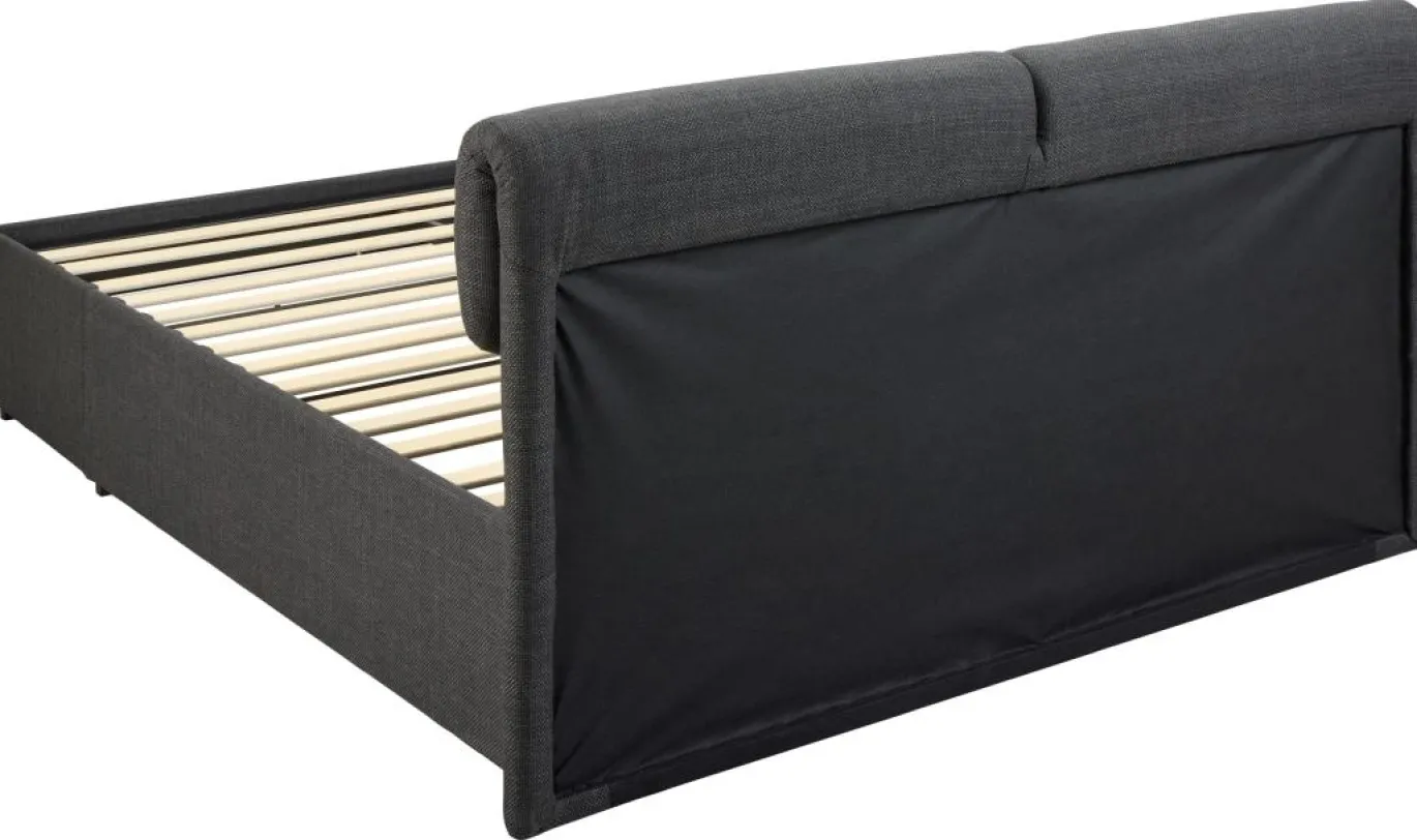 Bed Dawson Basel Donkergrijs - Giga Living