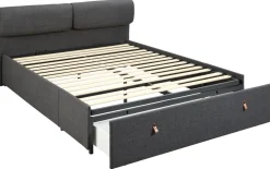 Bed Dawson Basel Donkergrijs - Giga Living