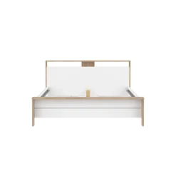 Bed Next Jackson Hickory Wit Hoogglans B 170x225cm - Giga Living