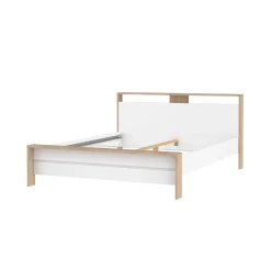 Bed Next Jackson Hickory Wit Hoogglans B 170x225cm - Giga Living