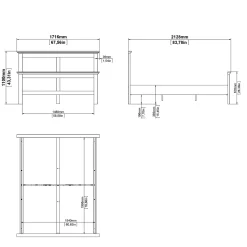 Bed Paris Wit - Giga Living