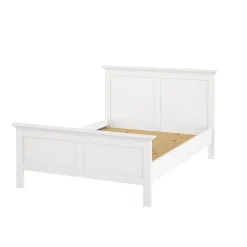 Bed Paris Wit Met Lattenbodem 140x190cm - Giga Living