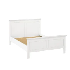 Bed Paris Wit Met Lattenbodem 140x190cm - Giga Living