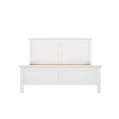 Bed Paris Wit Met Lattenbodem - Giga Living