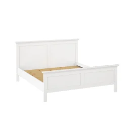 Bed Paris Wit Met Lattenbodem - Giga Living