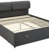 Bed Stella Basel Donkergrijs 190cm - Giga Living
